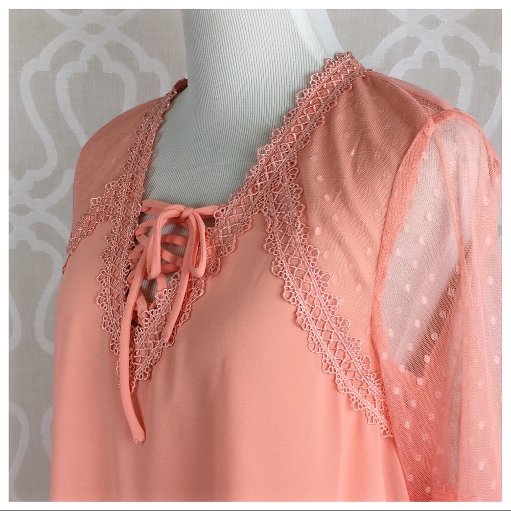 Peachy Tunic Style Mini Dress - Picture 3 of 8